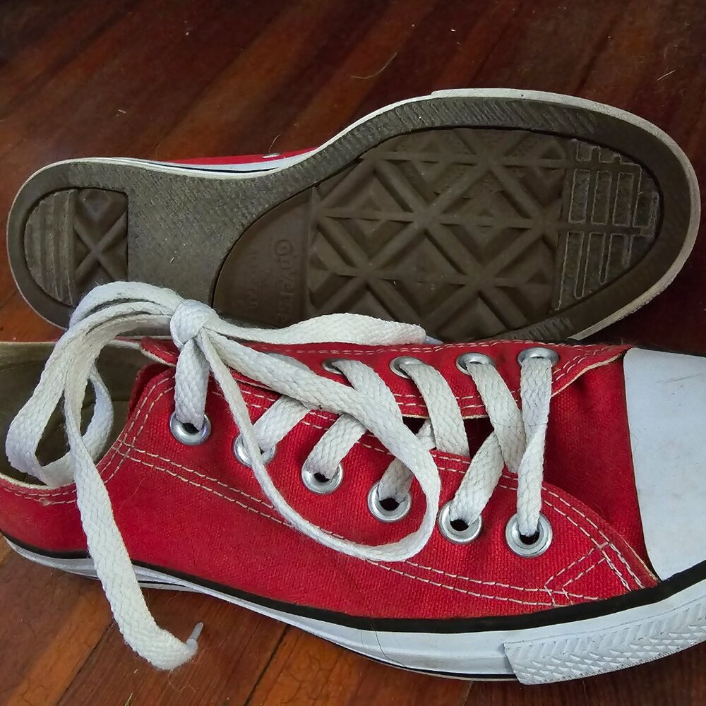 Red Converse - Picture 2 of 2